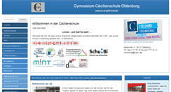 Desktop Screenshot of caeci.de