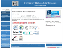 Tablet Screenshot of caeci.de